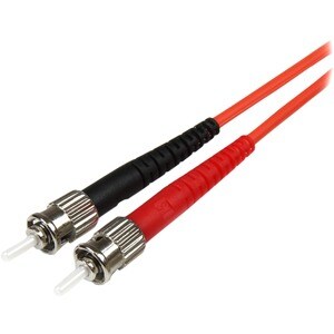 StarTech.com 5m Fiber Optic Cable - Multimode Duplex 50/125 - LSZH - LC/ST - OM2 - LC to ST Fiber Patch Cable - First End: