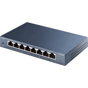 Switch Ethernet TP-Link TL-SG108 8 Porte - 2 Layer supportato - Coppia incrociata - Desktop