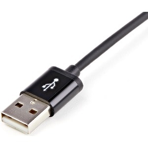 Startech Cavo connettore lightning a 8 pin Apple nero a USB da 1m per iPhone / iPod / iPad