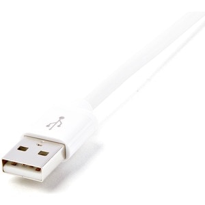 StarTech.com 1,8 m (6 ft.) Long White Apple® 8-pin Lightning Connector to USB Cable for iPhone / iPod / iPad - Charge and 