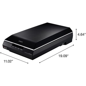 Epson Perfection V550 Flatbed Scanner - 6400 dpi Optical - 48-bit Color - 16-bit Grayscale - USB