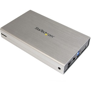 StarTech.com Enclosure per dischi rigidi esterni SATA III 3,5" USB 3.0 con UASP color argento- HDD esterno portatile - 1 x