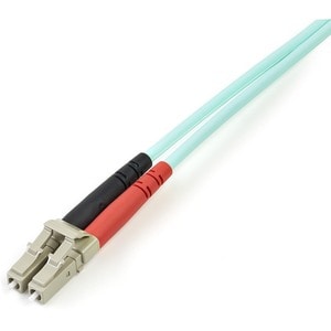 StarTech.com 3m Fiber Optic Cable - 10 Gb Aqua - Multimode Duplex 50/125 - LSZH - LC/LC - OM3 - LC to LC Fiber Patch Cable