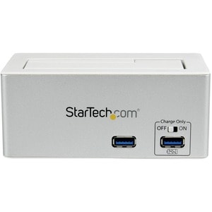 StarTech.com Estaci - 1 x HDD admitido - 1 x SSD admitido - 1 x Bahía Total - 1 x Bahía 2,5"/3,5" - Aluminio, Plástico