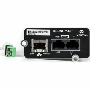 Vertiv Liebert IntelliSlot Unity-DP-Network Card - Remote Monitoring|Dual Protocol - Data Center Monitoring| Adapter| 10Mb
