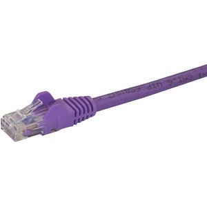 StarTech.com 100ft CAT6 Ethernet Cable - Purple Snagless Gigabit CAT 6 Wire 100W PoE RJ45 UTP 650MHz Category 6 Network Pa