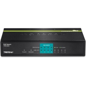 Switch Ethernet TRENDnet TPE-S44 8 Porte - 2 Layer supportato - 30 W PoE Budget - Coppia incrociata - PoE Ports - Desktop 
