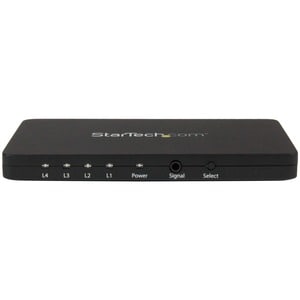 StarTech.com 4-Port HDMI Automatic Video Switch w/ Aluminum Housing and MHL Support - 4K 30Hz - Switch between four HDMI s