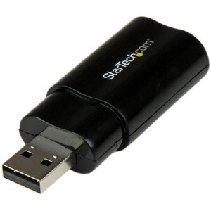 StarTech.com Audio Adapter - TAA Compliant - 1 x Type A Male USB - 1 x Mini-phone Female Audio In, 1 x Mini-phone Female A