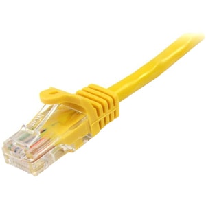 StarTech.com Cable de 2m Amarillo de Red Fast Ethernet Cat5e RJ45 sin Enganche - Cable Patch Snagless - Extremo prinicpal: