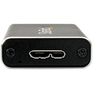 StarTech.com Drive Enclosure SATA/600, M.2 - USB 3.0 Micro-B Host Interface - UASP Support External - Black - TAA Complian