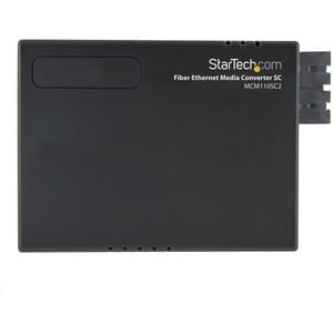 StarTech.com Transceiver/Media Converter - TAA Compliant - 2 Port(s) - 1 x Network (RJ-45) - 1 x SC - Duplex SC Port - Opt