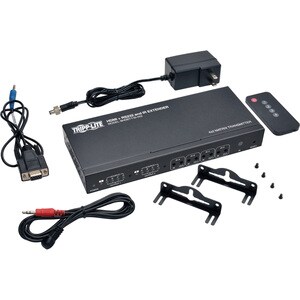 Tripp Lite HDBaseT HDMI Over Cat5e Cat6 Cat6a 4x2 Extender Transmitter, Serial and IR Control 4K x 2K 150m 500ft - 4 Input