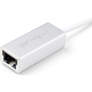 StarTech.com USB 3.0 to Gigabit Network Adapter - Silver - Sleek Aluminum Design Ideal for MacBook, Chromebook or Tablet -
