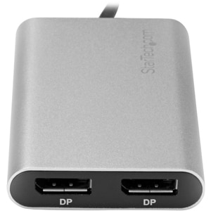 StarTech.com Thunderbolt 3 to Dual DisplayPort Adapter - 4K 60Hz - Windows Only Compatible - USB C Adapter - DP Adapter - 