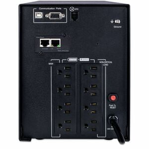 CyberPower Smart App Sinewave PR1500LCD 1500VA Mini-Tower UPS - Mini-tower - AVR - 8 Hour Recharge - 4.70 Minute Stand-by 