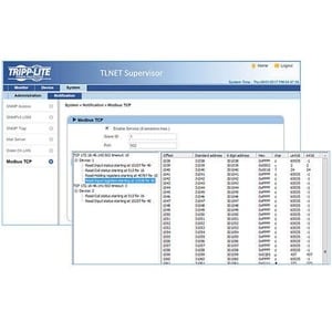 Tripp Lite UPS SNMP/Web/Modbus Management Accessory Card for compatible UPS Systems - SmartSlot - 10/100Base-TX