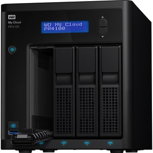 WD 16TB My Cloud PR4100 Pro Series Media Server with Transcoding, NAS - Network Attached Storage - Intel Pentium N3710 Qua