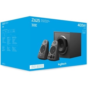 Logitech Z625 2.1 Speaker System - 200 W RMS - Black - THX - 1 Pack