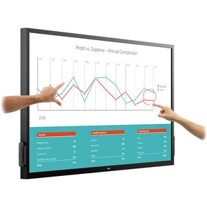 Dell C7017T 176.5 cm (69.5") LCD Touchscreen Monitor - 16:9 - 6 ms - 1778 mm Class - InfraredMulti-touch Screen - 1920 x 1