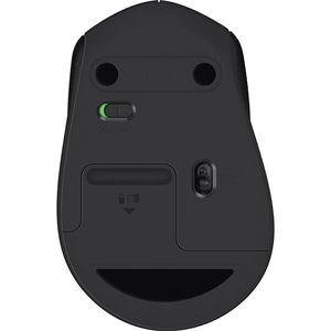 Logitech M330 Mouse - Radio Frequency - USB - Optical - 3 Button(s) - Black - Wireless - 1000 dpi - Scroll Wheel