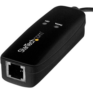 StarTech.com USB 2.0 Fax Modem - 56K External Hardware USB Dial Up V.92 Modem/ Dongle/Adapter - Computer Data Modem USB to