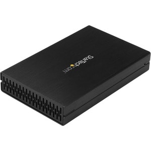 StarTech.com 2.5" USB-C Hard Drive Enclosure - USB 3.1 Type C - with USB-C and USB-A Cable - USB 3.0 HDD Enclosure - 1 x H