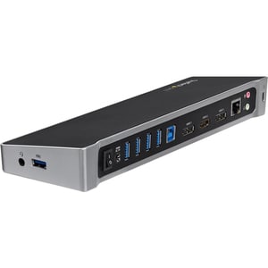 Triple Monitor USB 3.0 Laptop Docking Station - 4K HDMI, 2x DisplayPort - Universal USB Dock for Windows & Mac OS (USB3DOC
