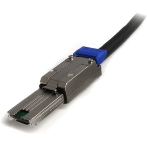 1m External Mini SAS Cable - Serial Attached SCSI SFF-8088 to SFF-8088 - 2x SFF-8088 (M) - 1 meter, Black (ISAS88881)