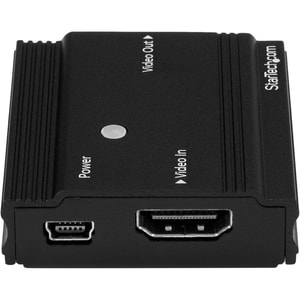 StarTech.com HDMI Signal Booster - HDMI Repeater Extender - 4K 60Hz - 3840 × 2160 - 35 m Maximum Operating Distance - 1 x 