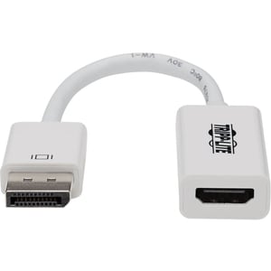 Tripp Lite 6" DisplayPort to HDMI 2.0 Active Adapter Converter M/F UHD 4K @ 60Hz - DisplayPort/HDMI for Projector, Monitor