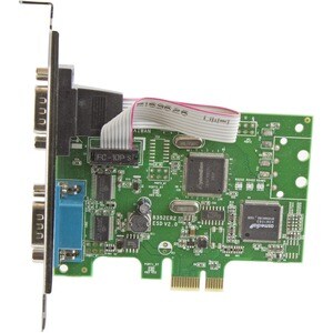 StarTech.com PCI Express Serial Card - 2 port - Dual Channel 16C1050 UART - Serial Port PCIe Card - Serial Expansion Card 