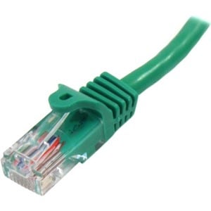 StarTech.com 0.5m Green Cat5e Patch Cable with Snagless RJ45 Connectors - Short Ethernet Cable - 0.5 m Cat 5e UTP Cable - 