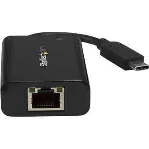 StarTech.com Adattatore USB-C da rete Gigabit Ethernet Gbe con ricarica Power Delivery 2.0 - Scheda di rete USB Tipo-C - U