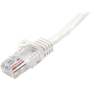 StarTech.com 10m White Cat5e Patch Cable with Snagless RJ45 Connectors - Long Ethernet Cable - 10 m Cat 5e UTP Cable - Fir