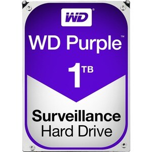 WD Purple WD10PURZ 1 TB Hard Drive - 3.5" Internal - SATA (SATA/600) - Conventional Magnetic Recording (CMR) Method - Netw