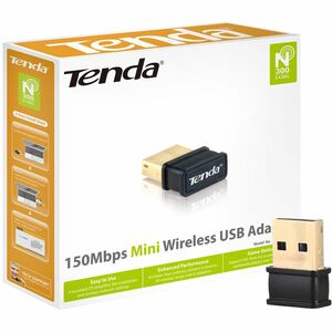 Adaptador Wi-Fi Tenda W311MI - IEEE 802.11n para Ordenador de sobremesa/Notebook - USB - 150 Mbit/s - 2,40 GHz ISM - Externo