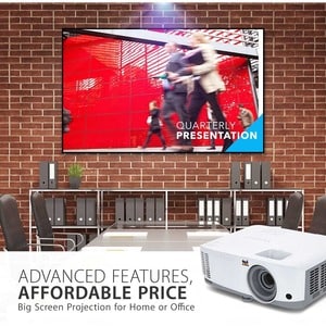 ViewSonic 3800 Lumens SVGA High Brightness Projector for Home and Office with HDMI Vertical Keystone (PA503S) - 3600 lumen