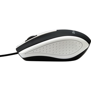 Verbatim Corded Notebook Optical Mouse - White - Optical - Cable - White - 1 Pack - USB Type A - Scroll Wheel