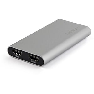 StarTech.com Thunderbolt 3 to Dual HDMI Adapter- 4K 60Hz - Mac and Windows Compatible - USB C Adapter - USB C HDMI - Thund