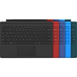 Microsoft Surface Pro Type Cover Keyboard/Cover Case Tablet - Black - Bump Resistant, Scratch Resistant - 4.3 mm Height x 