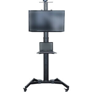 Digitus Display Stand - Up to 177.8 cm (70") Screen Support - 50 kg Load Capacity - 2 x Shelf(ves) - 218 cm Height x 91 cm