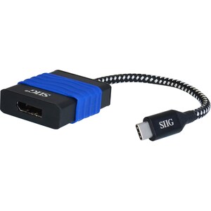 SIIG USB Type-C to DisplayPort Video Cable Adapter - USB Type C - 1 x DisplayPort, DisplayPort