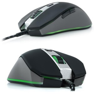 Plugable Performance Gaming Mouse - PMW 3360 Optical Sensor - D2F Series Mechanical Switches - PTFE Mouse feet