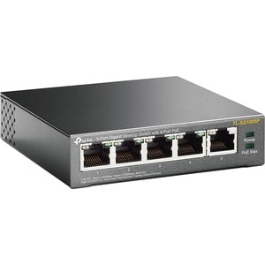 TP-Link JetStream TL-SG1005P 5 Ports Ethernet Switch - Gigabit Ethernet - 10/100/1000Base-T - 2 Layer Supported - Power Ad