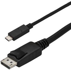StarTech.com 9.8ft/3m USB C to DisplayPort 1.2 Cable 4K 60Hz - USB Type-C to DP Video Adapter Monitor Cable HBR2 - TB3 Com