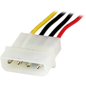 12in Molex LP4 Power Extension Cable M/F - 4 pin Molex Power Connector - 4 pin Power Extension Cable - LP4 Power Cable (LP