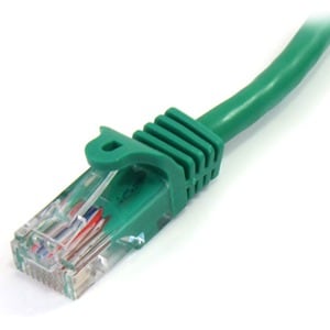 1 m Green Cat5e Snagless RJ45 UTP Patch Cable - 1m Patch Cord - Ethernet Patch Cable - RJ45 Male to Male Cat 5e Cable (45P