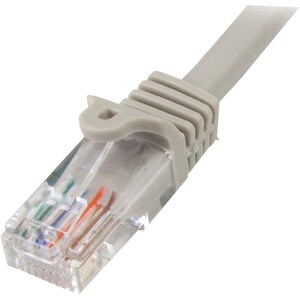 5m Grey Cat5e Snagless RJ45 UTP Patch Cable - 5 m Patch Cord - Ethernet Patch Cable - RJ45 Male to Male Cat 5e Cable - Gra