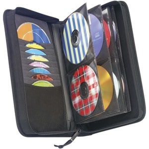 Case Logic 72 Capacity CD Wallet - Wallet - Nylon - Black - 72 CD/DVD
